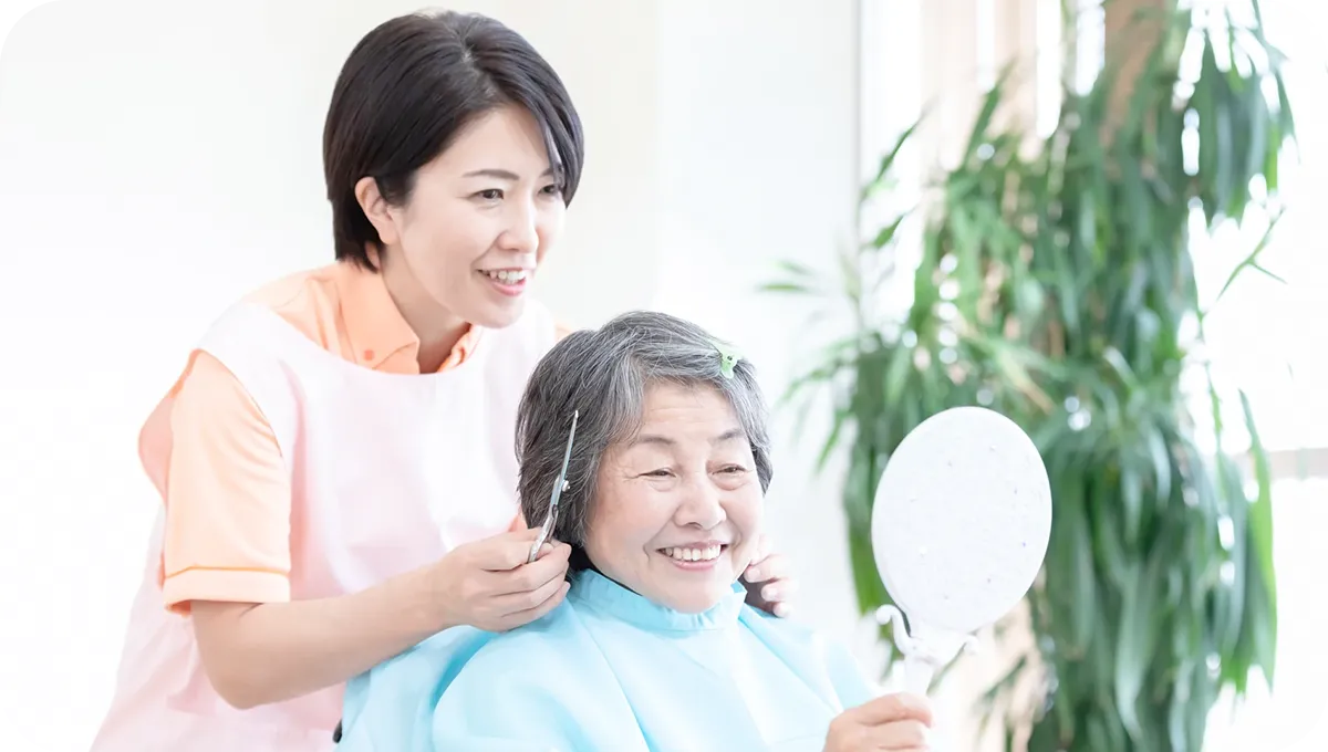 看護資格保有者が介助をサポート